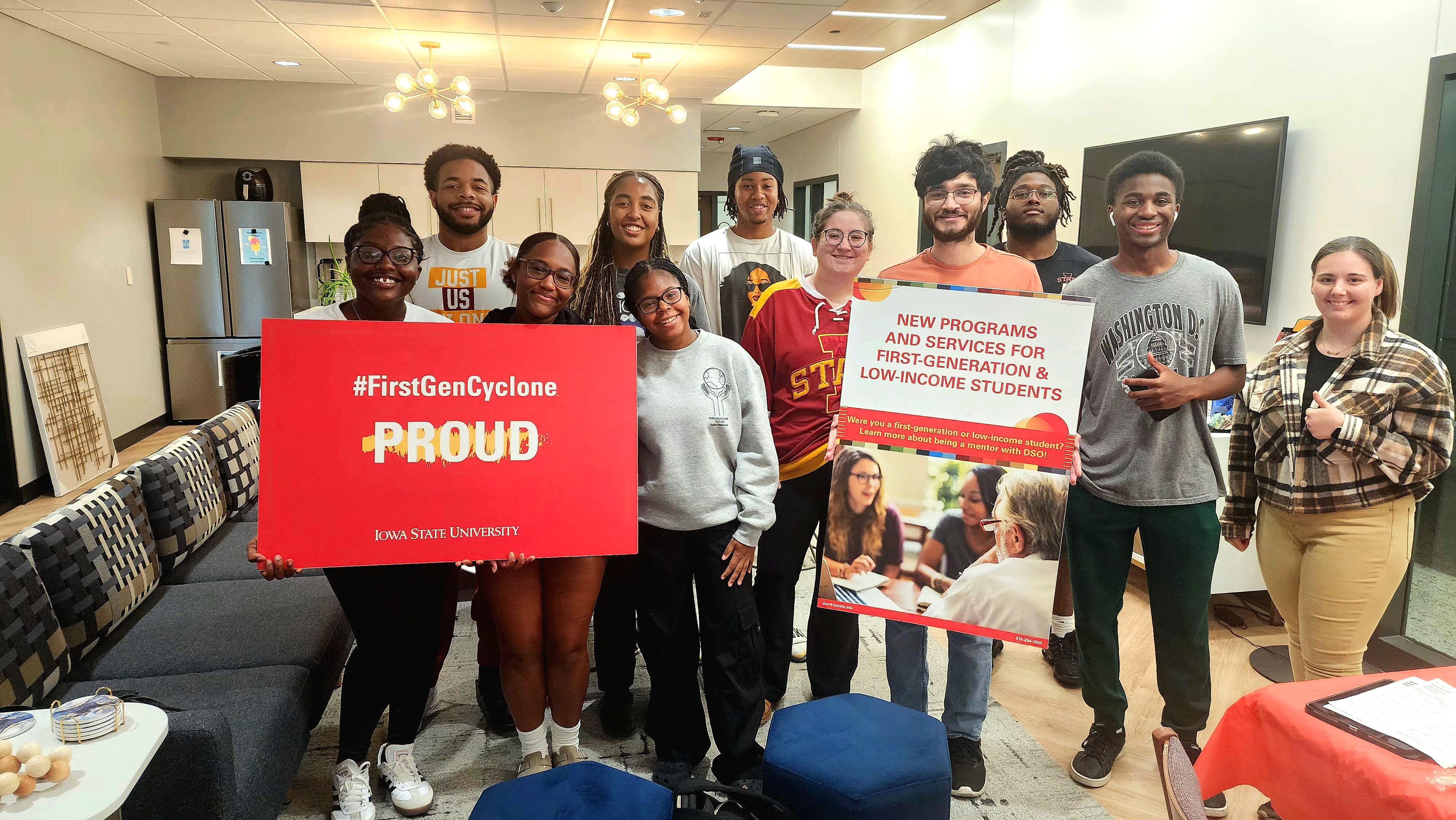 Students in the new TRIO and First Scholars Office