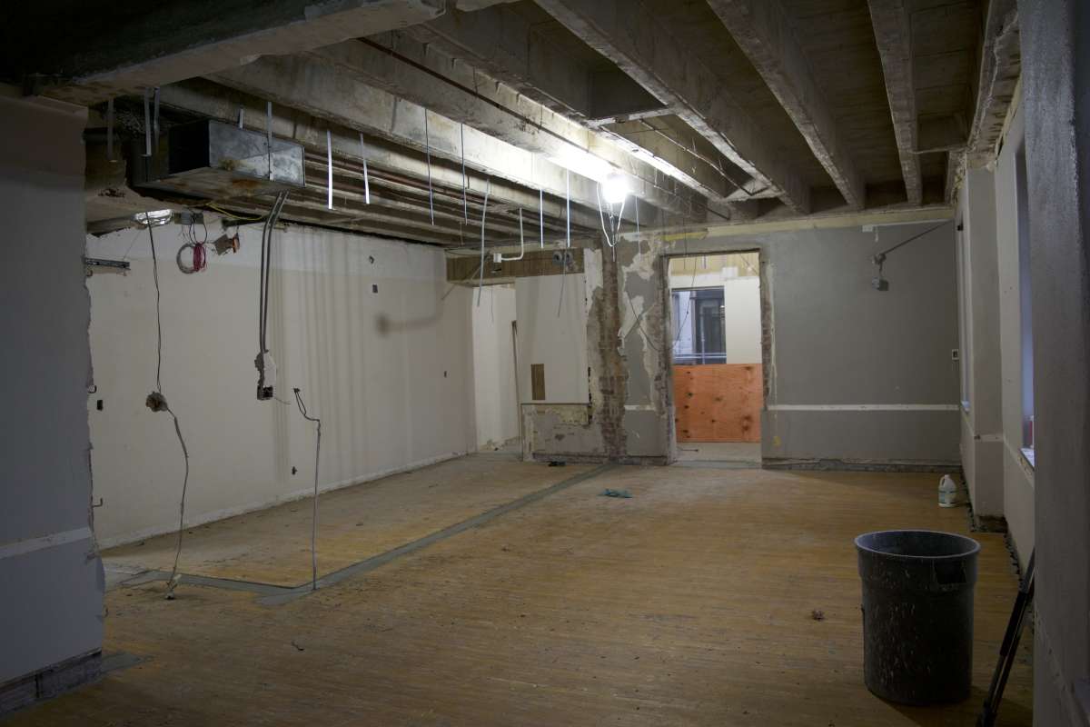 A photo showing some of the renovations from 3rd floor east project.