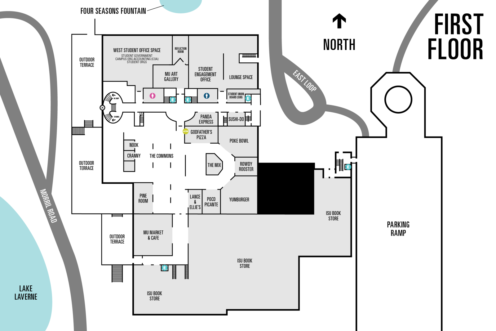 Level 1 Building Map