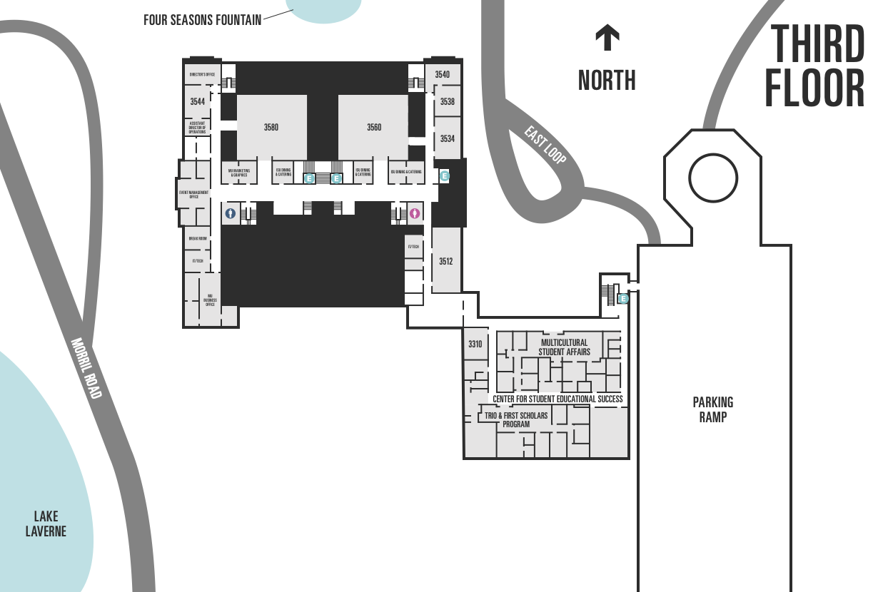 Floor plan for third floor 