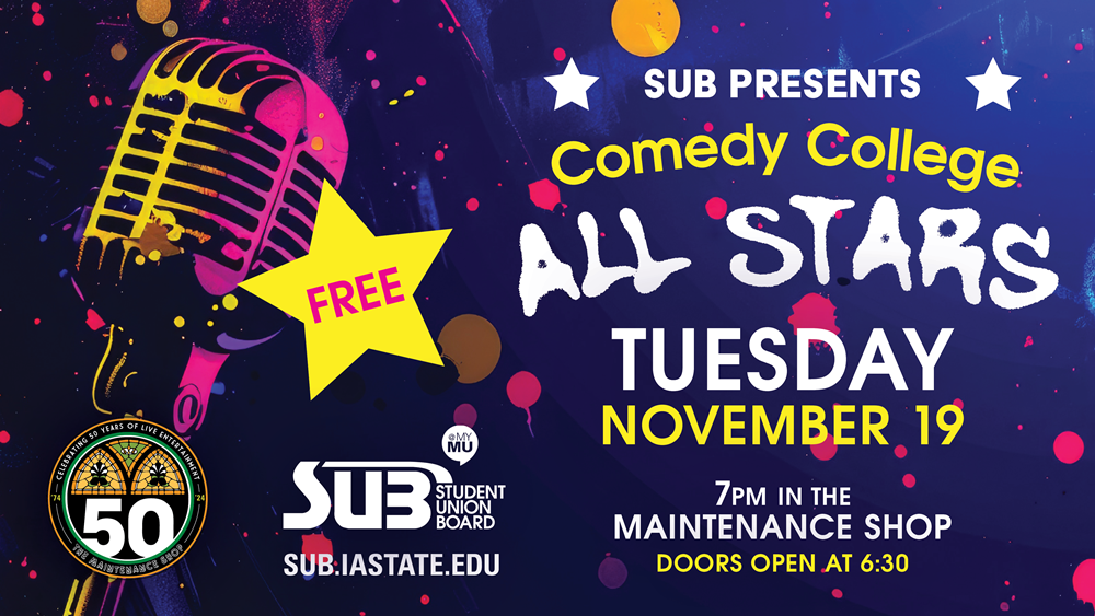 Comedy College All-Stars Graphic